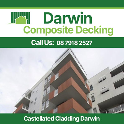 Castellated cladding on Darwin multi-storey apartment building with modern design