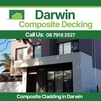 Composite cladding on Darwin modern home exterior with contemporary architectural style