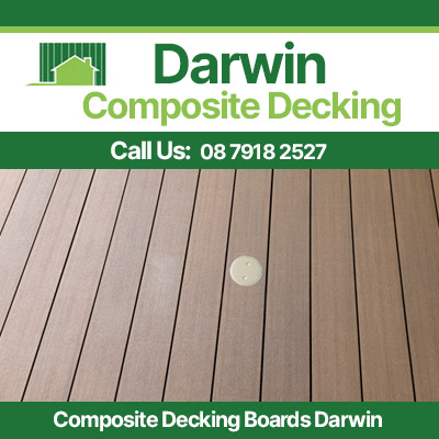 Composite decking boards in Darwin showcasing natural timber grain texture finish